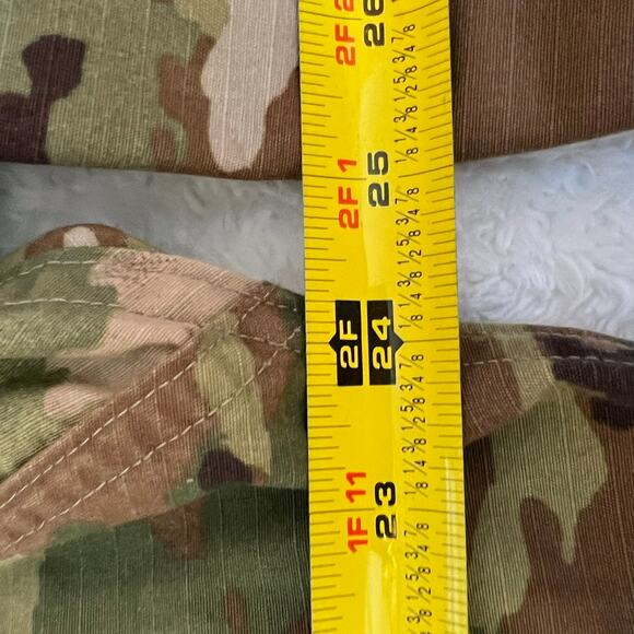 Military Large Long Jacket Shirt Camo ACU OCP Combat Coat Field 8415-01-623-5553 - Picture 5 of 7